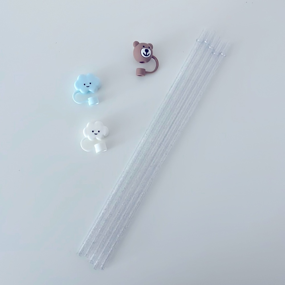 🐻 STANLEY Straw & Accessories Cute Stopper